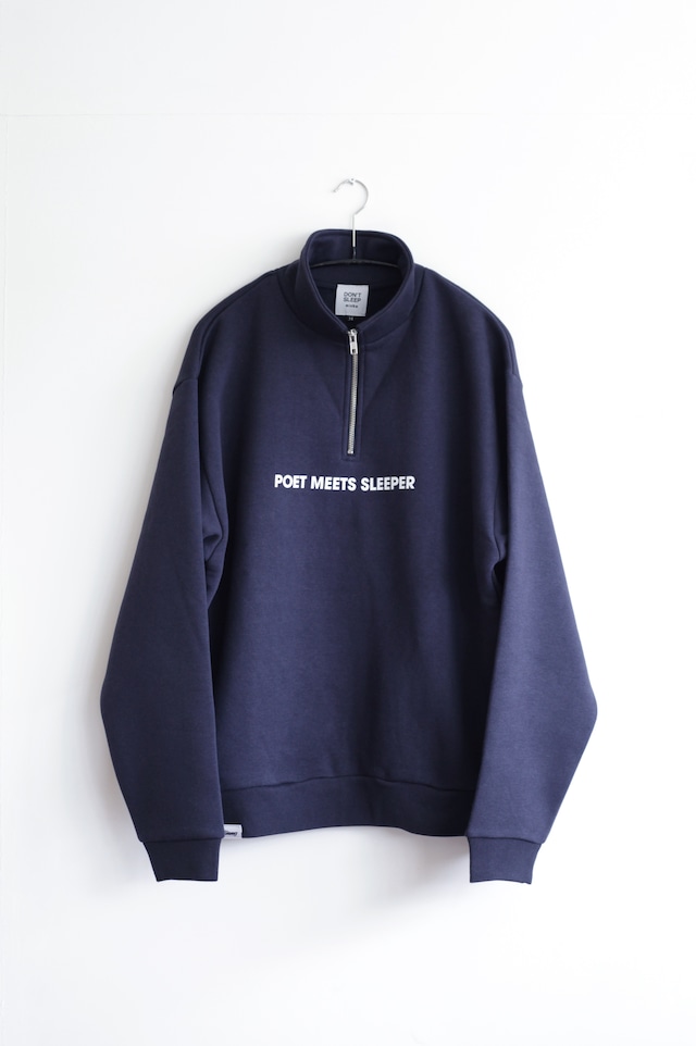 【minka × POET MEETS DUBWISE(ミンカ × ポエトミーツダブワイズ)】 POET MEETS SLEEPER HALF ZIP SWEAT