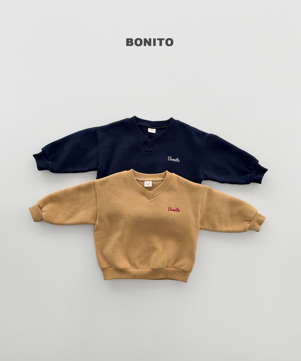 v-neck sweatshirt【BONITO】※12月中旬発送予定
