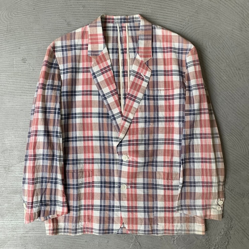 Checkered cotton jacket (T466)