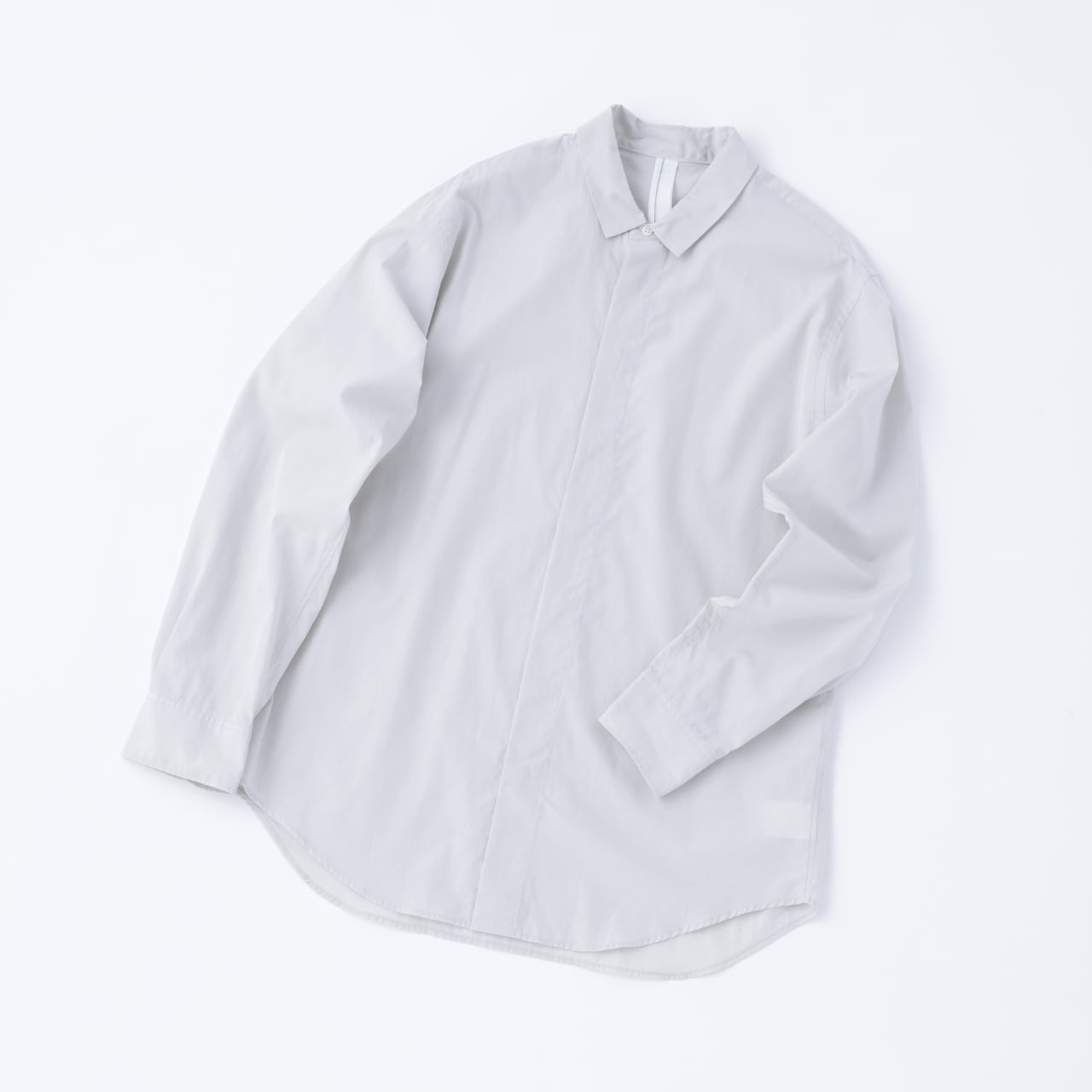 Masnou design 黒豆ステンカラーシャツ