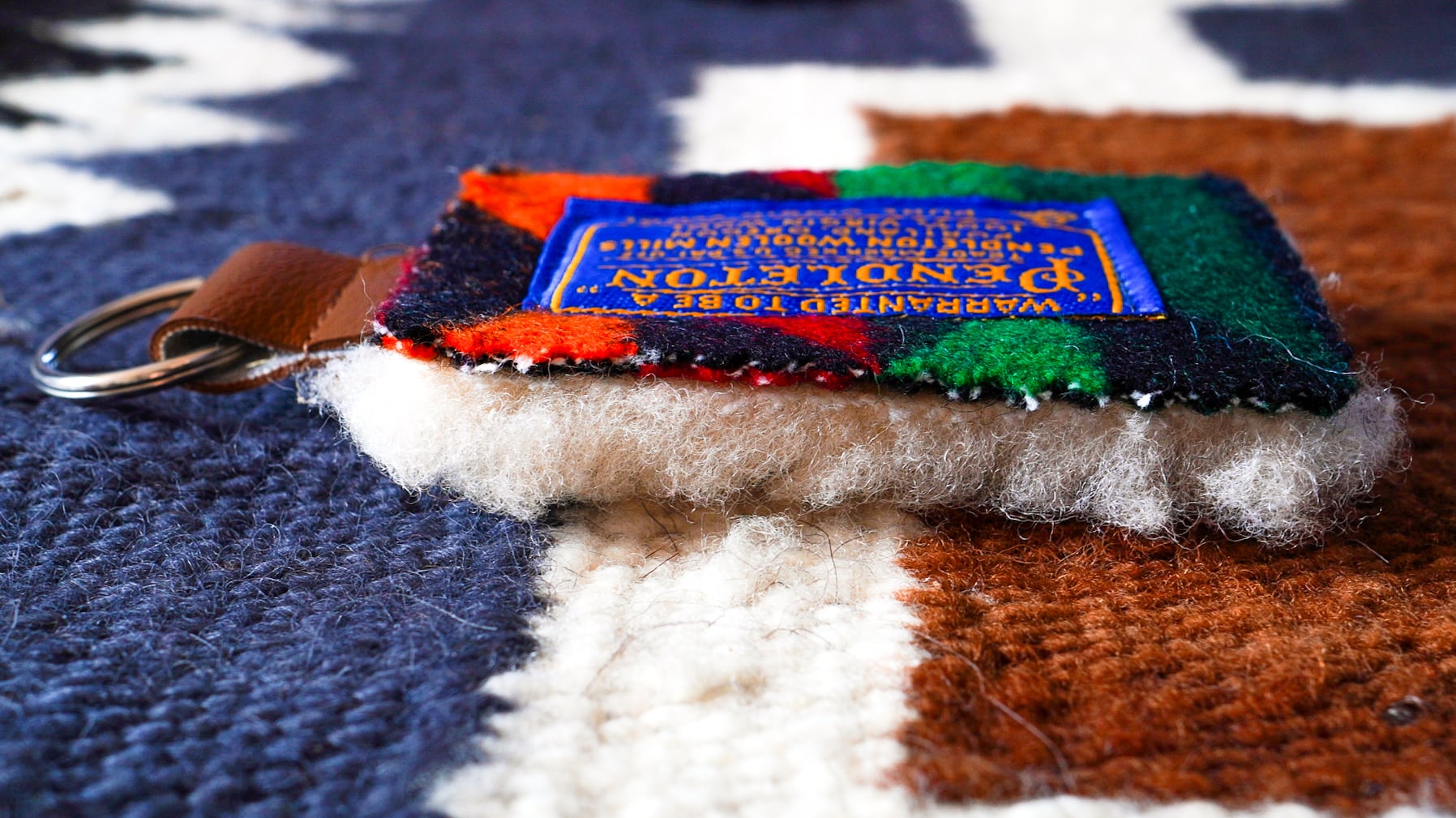 1970s】PENDLETON ペンドルトン ウール キーリング 《キーホルダー