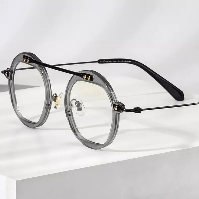 【TR0307】Unique Shape Clear Glasses