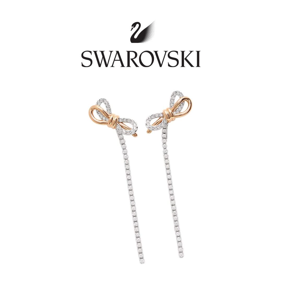 Swarovski スワロフスキー リボンピアス Ax1911 正規ブランド品通販サイト Axia アクシア