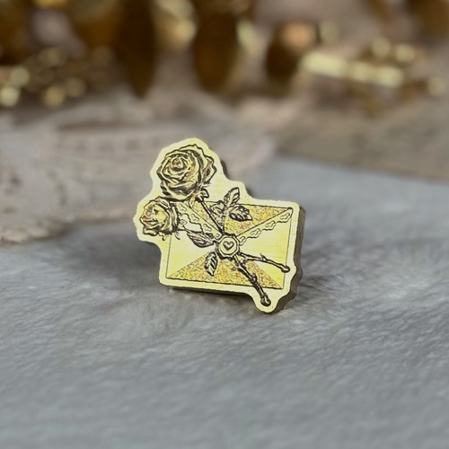 【縦27㎜×横25㎜】ダイカット　フラワーレター4　＃SWH-152