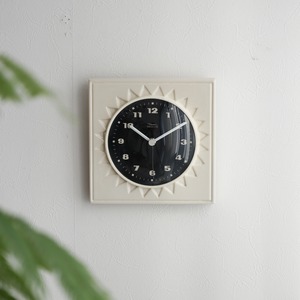 SPACE AGE CERAMIC WALL CLOCK | Diehl | 1970s | Germany