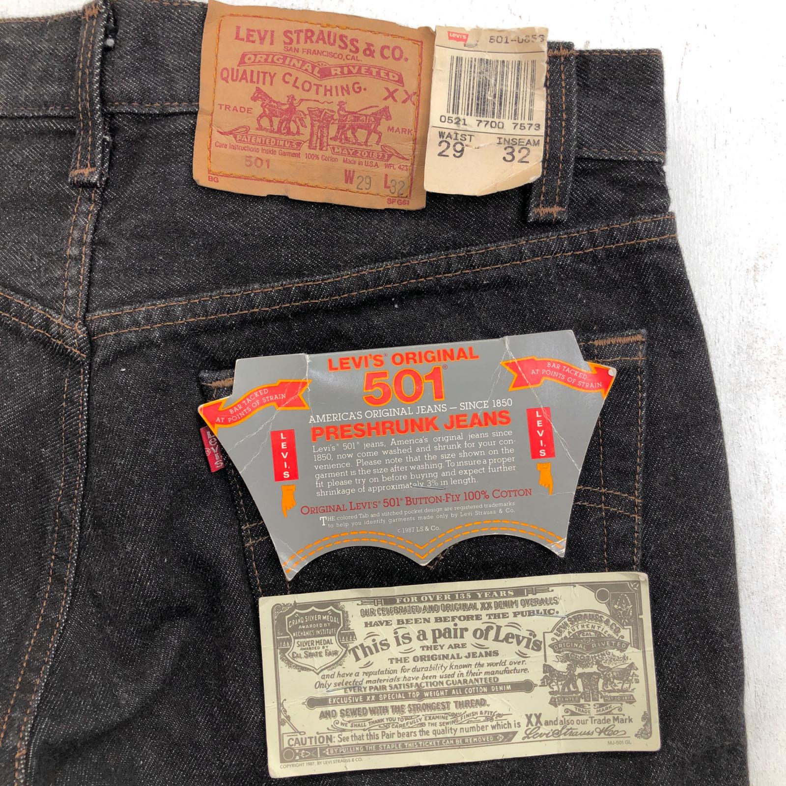 LEVI'S リーバイス 80年代 USA製 デッドストック フラッシャー付き 501