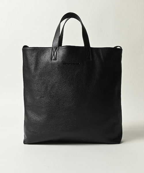 ADAM PATEK shrink leather big totebag (BLK) AP2419008