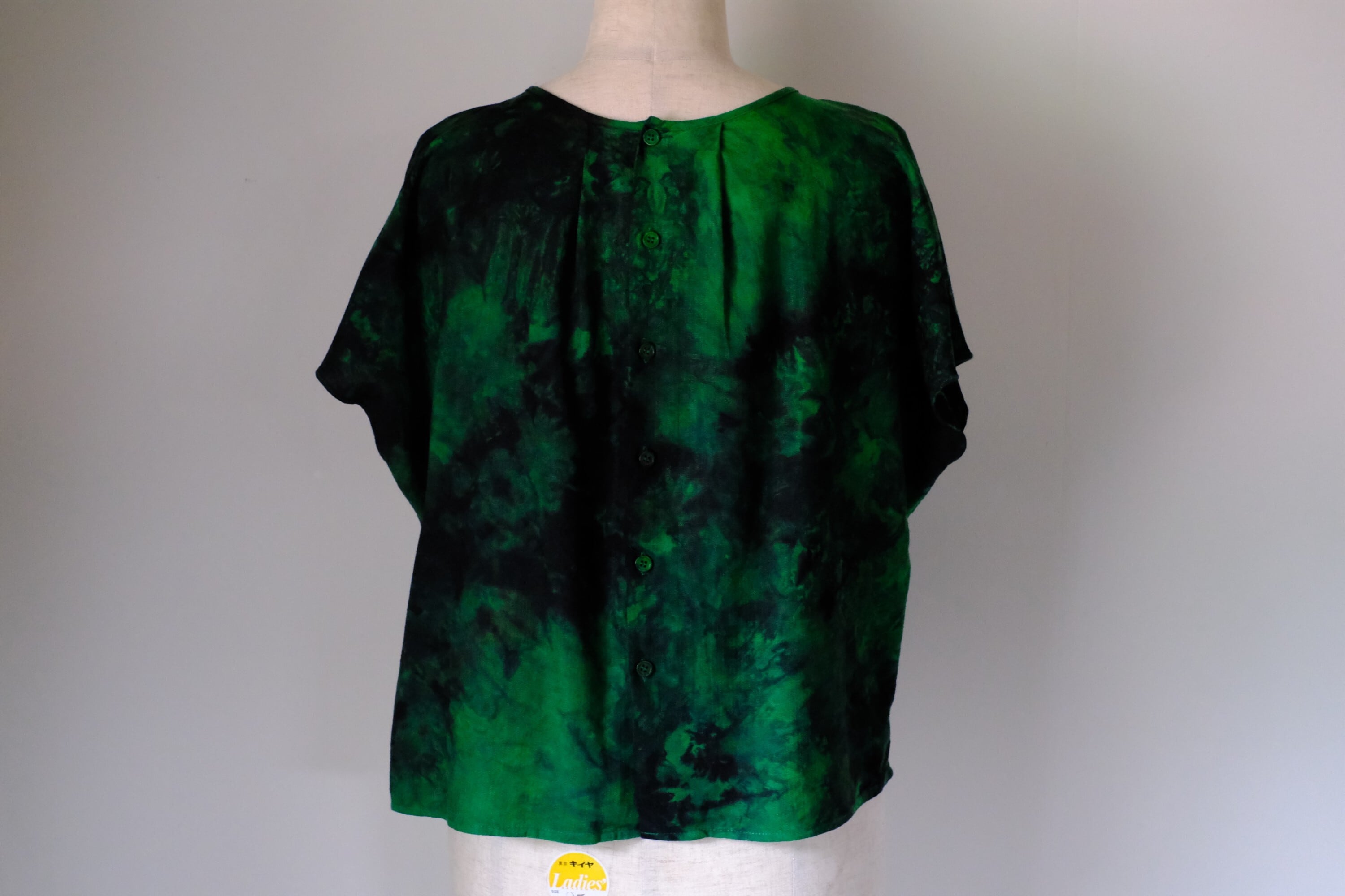 【remake】バックボタンブラウス　u-0165