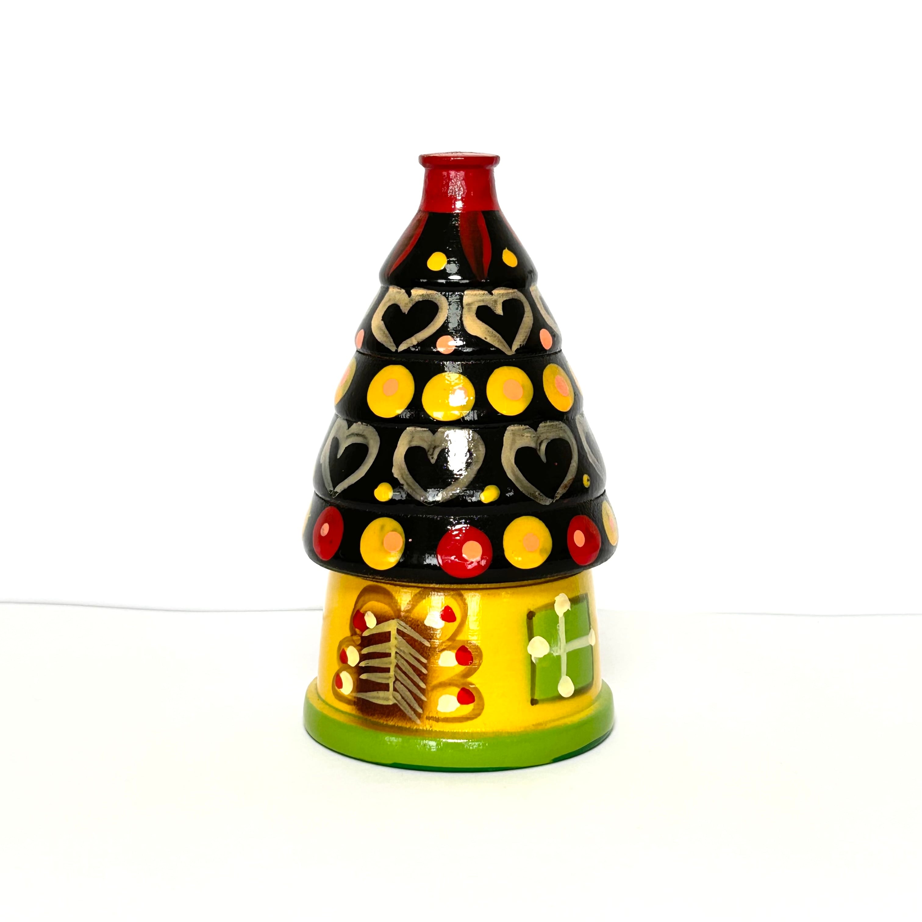 レア❗️アンティーク　ポーランドのマトリョーシカ　6組　長期保存 ビテージ ポーランド マトリョーシカ 14cm 3ピース 「マリン