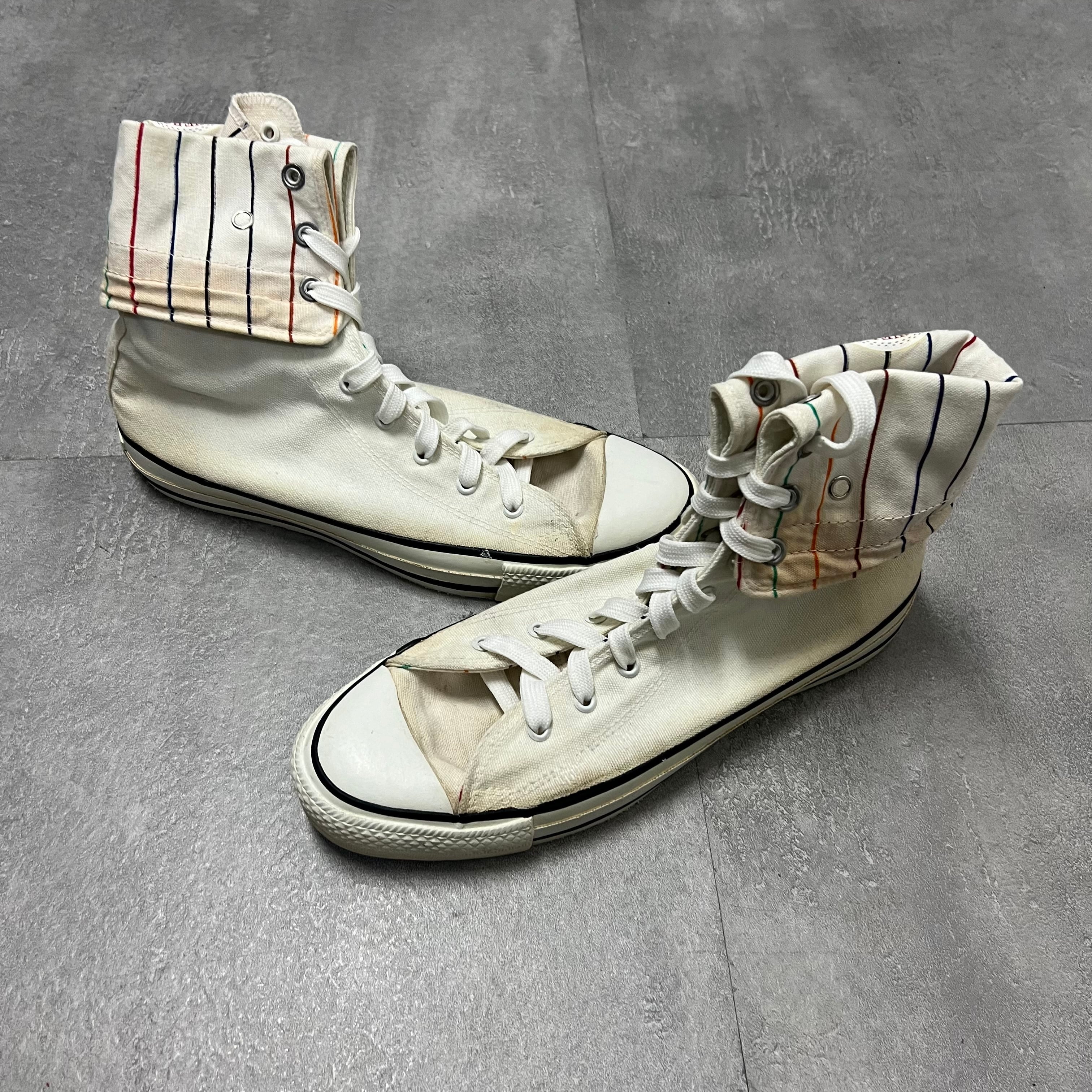 USAアメリカ製80sコンバースconverseニーハイオールスター28.5cm