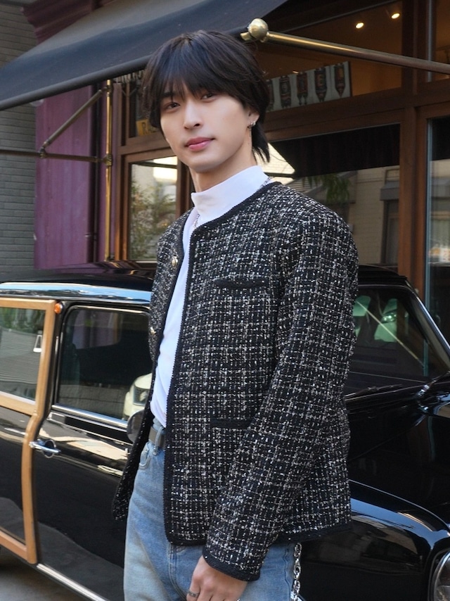 【ALUDE SELECT】dark force zip jacket