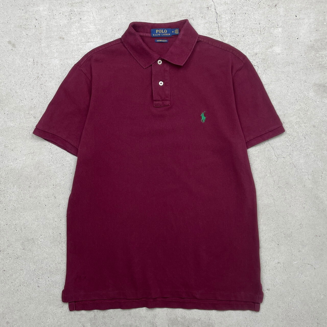 Polo Ralph Lauren ポロラルフローレン ポロシャツ 鹿の子 メンズM 