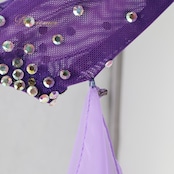 社交ダンス 衣装 スタンダードドレス ワンピース ドレス スタンダード 紫 フロート レース デモ 競技 ダンス パーティ 発表会 パープル系 エレガント 上品 おしゃれ フェミニン ステージ衣装 パーティー用 ダンスパフォーマンス