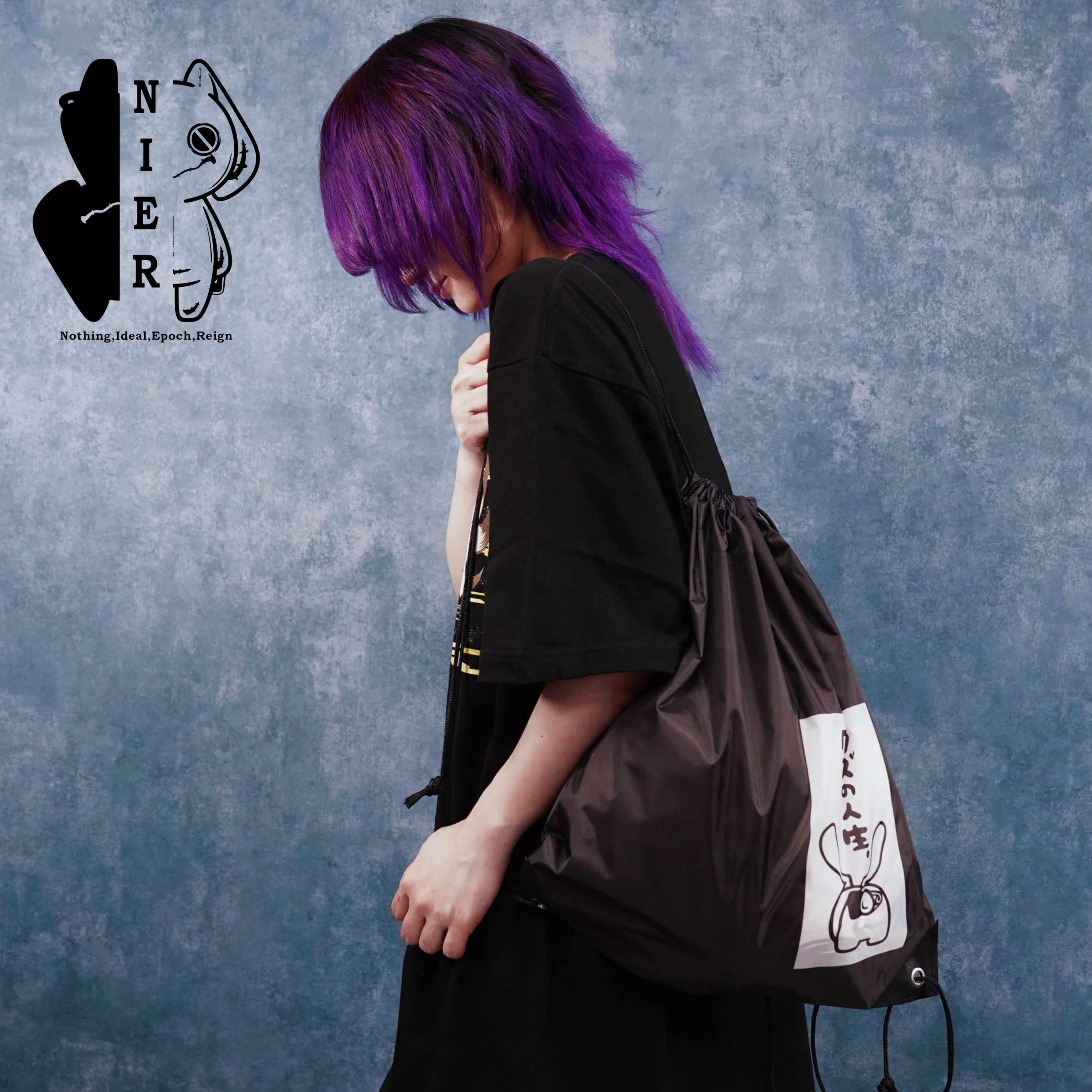 両面GRAPHICナップサック【クズの人生。】 | NIER CLOTHING