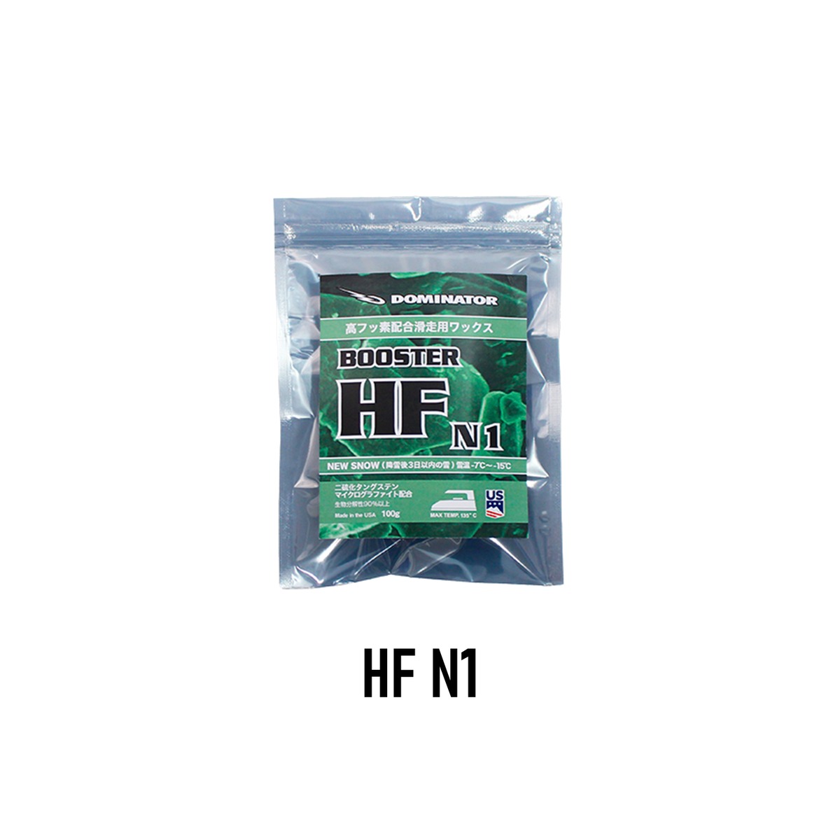 HF N1】 高フッ素配合滑走用ワックス ‒7℃ ～ ‒15℃（100g） | NATORI