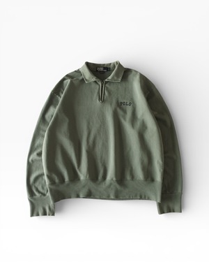 Polo Ralph  Lauren sweat half zip pullover made in usa