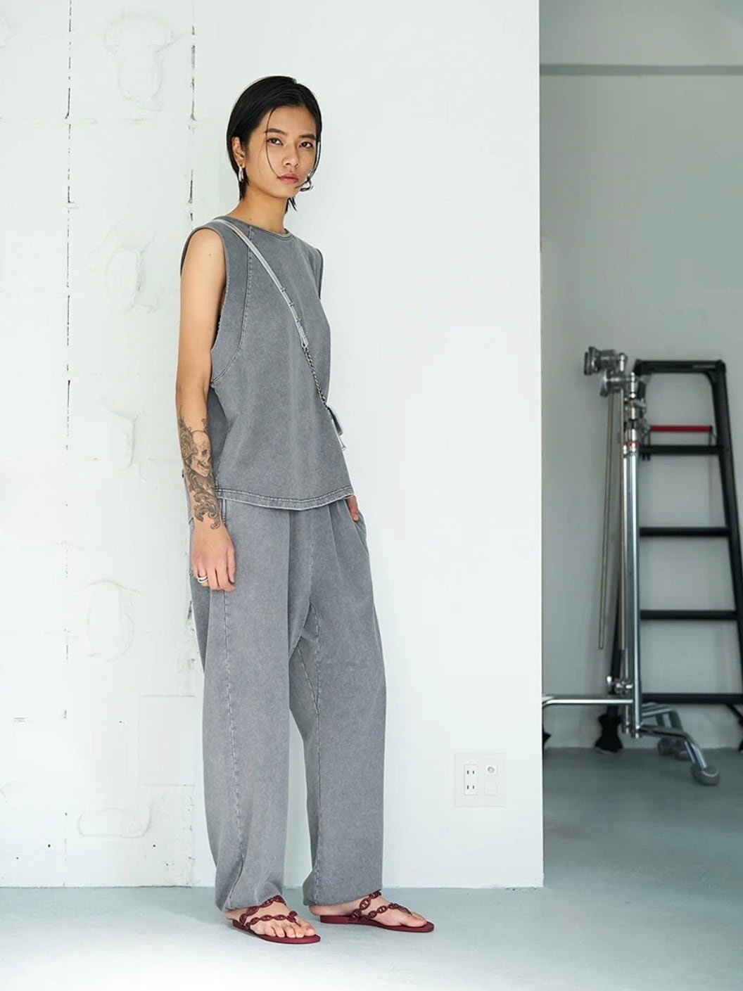 YENN 】 ACID DYE SWEATPANTS | valance 福井｜レディース セレクト
