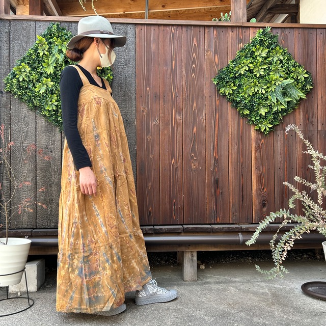 たっぷりギャザータイダイワンピース