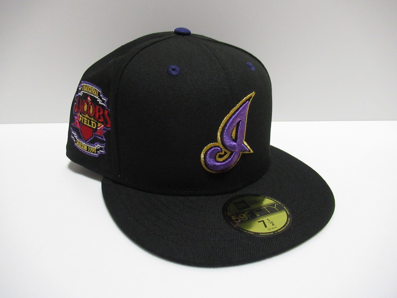 Exclusive NEW ERA 59fifty Cleveland Indians　クリーブランド・インディアンス　BLACK