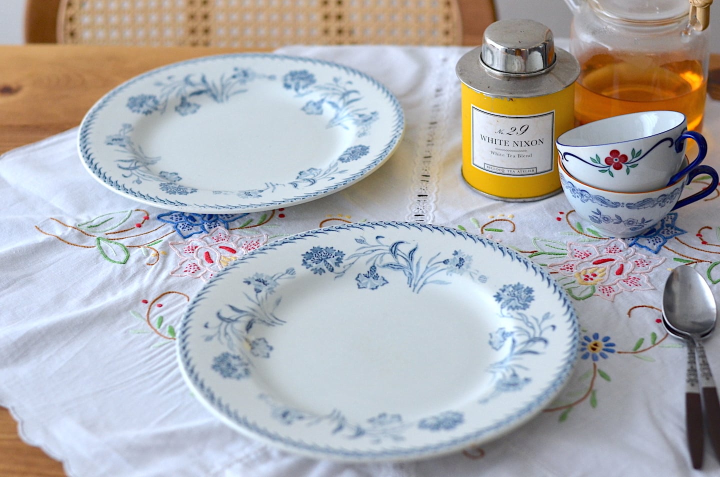 フランス アンティーク ディナープレート（Faïencerie Keller et