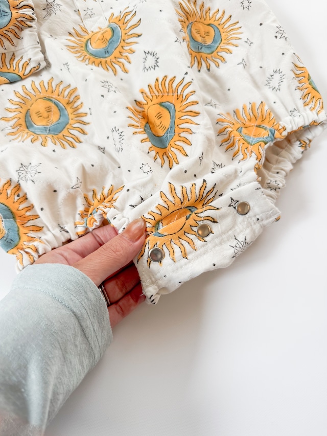 【オーダー】にっこりムーンのロンパース