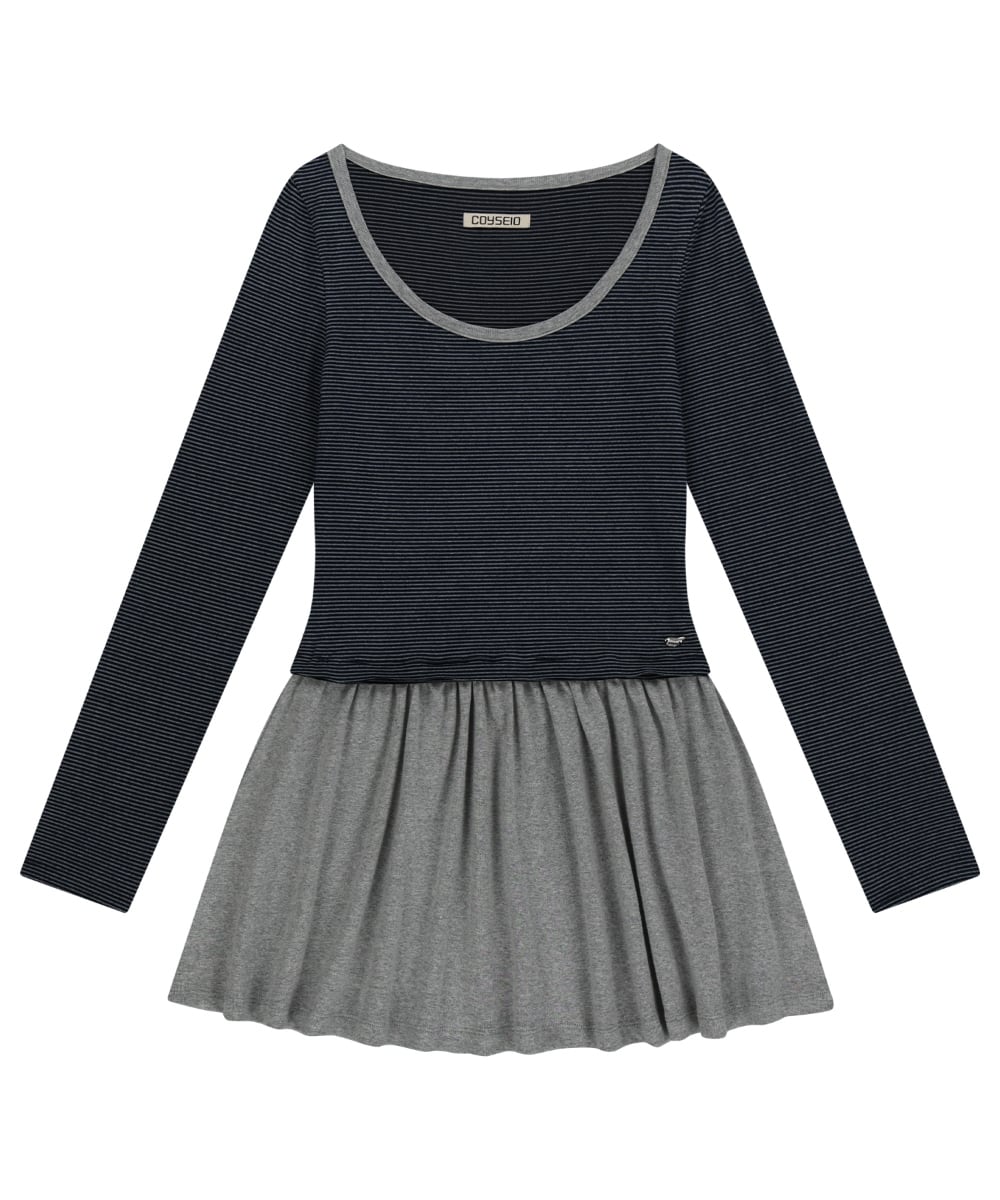 COYSEIO] COY STRIPE DRESS NAVY 正規品 韓国ブランド 韓国通販 韓国