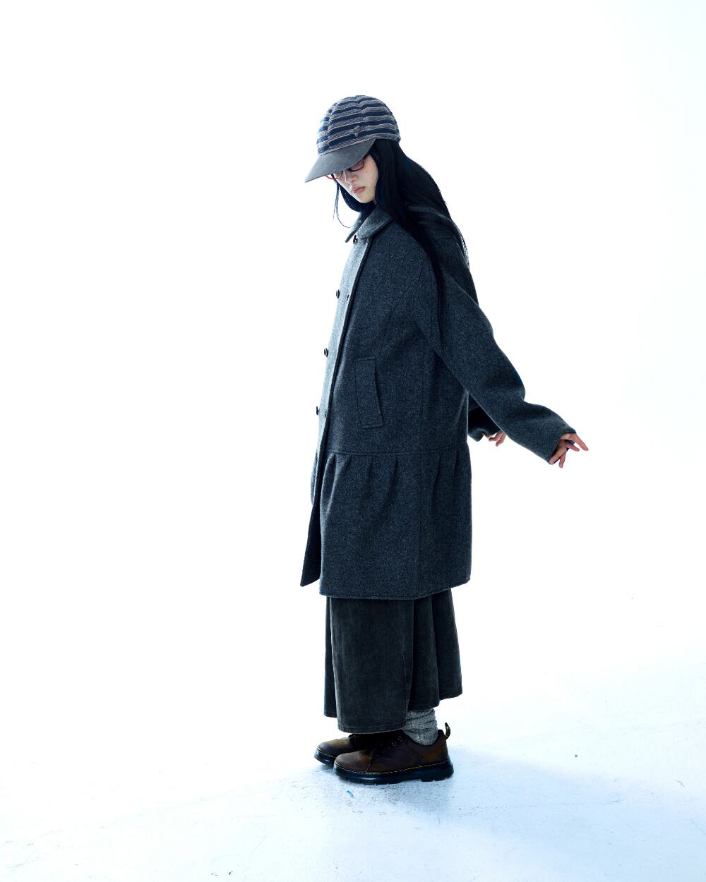 ジャケット・アウター coyseio COY DOUBLE COAT GREY COYSEIO] COY DOUBLE COAT GREY 正規品 韓国ブランド 韓国通販 韓国