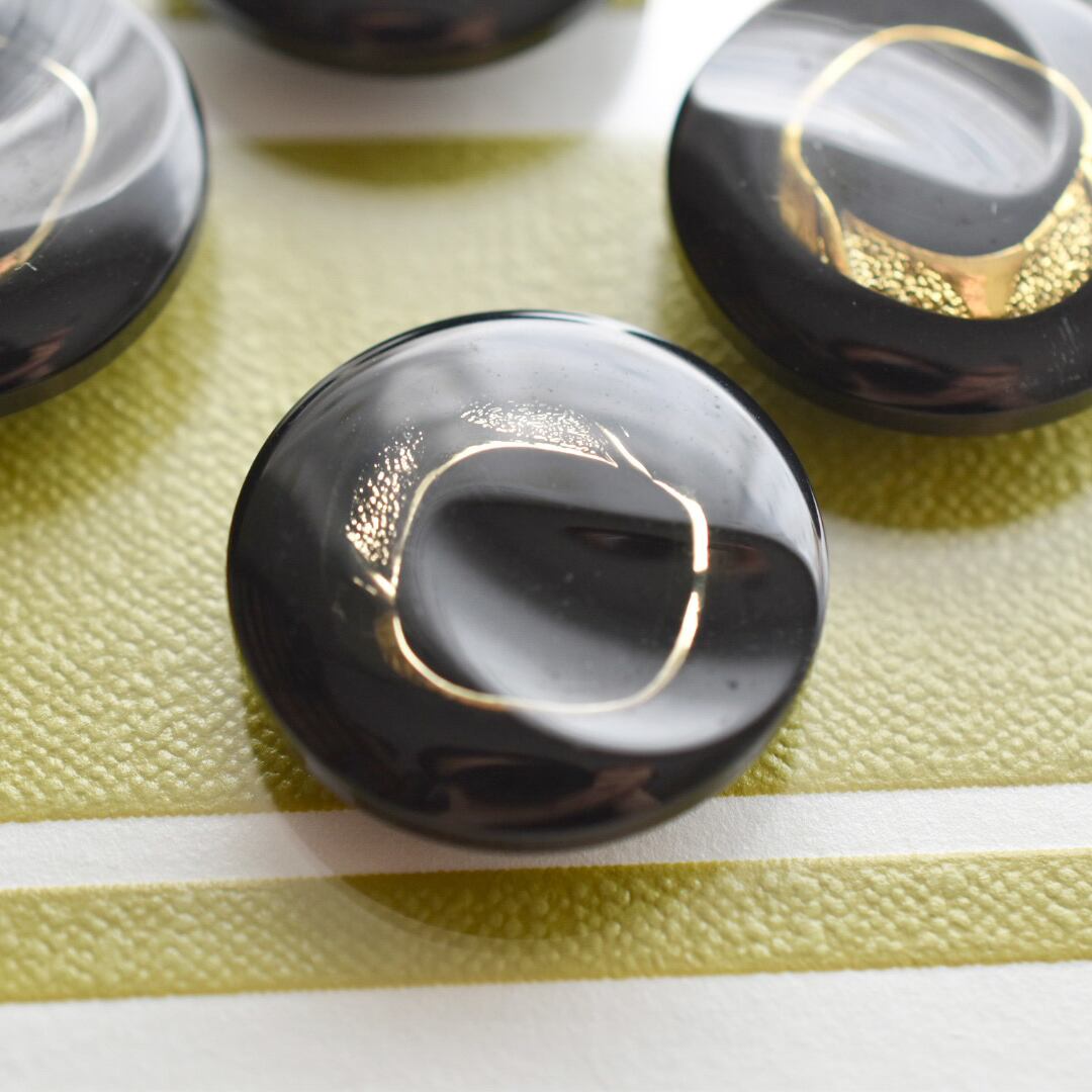 ブラックスクエア×ブラック(シルバー) 28㎜