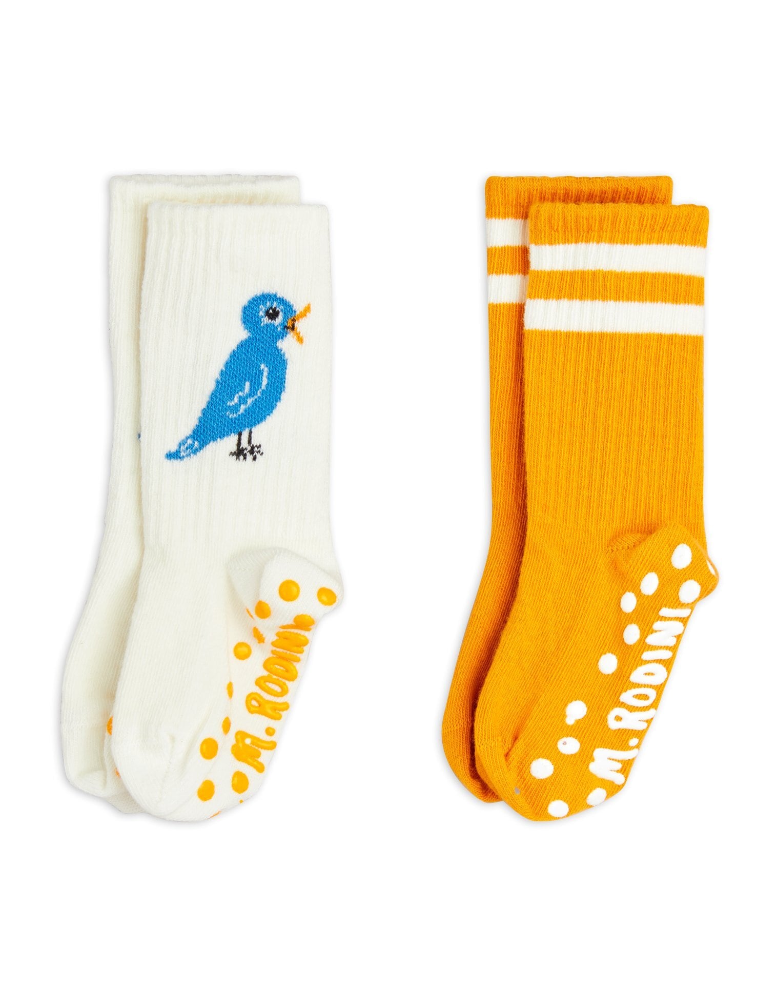【25AW】minirodini(ミニロディー二)Bird 2pack anti slip socks(16-19/20-23/24-27/28-31/32-35)靴下 ソックス 鳥