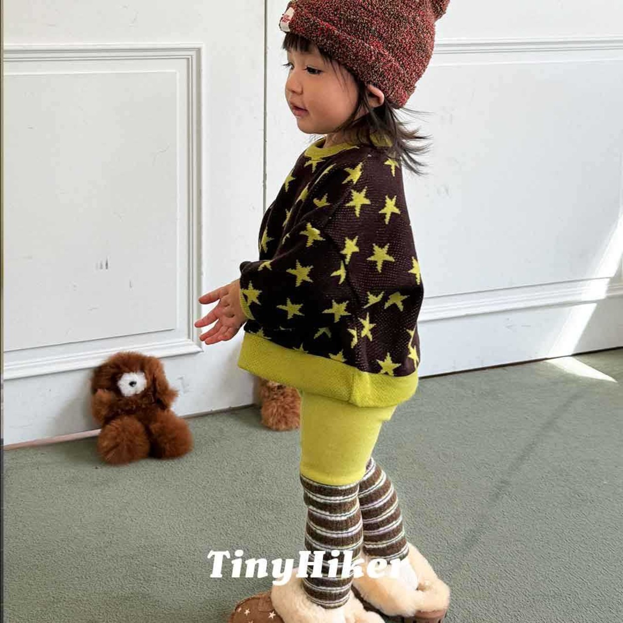 〖取寄〗韓国子供服 / 26winter / TinyHiker / ユニークミックスレギンス / キッズ *XS~XL*