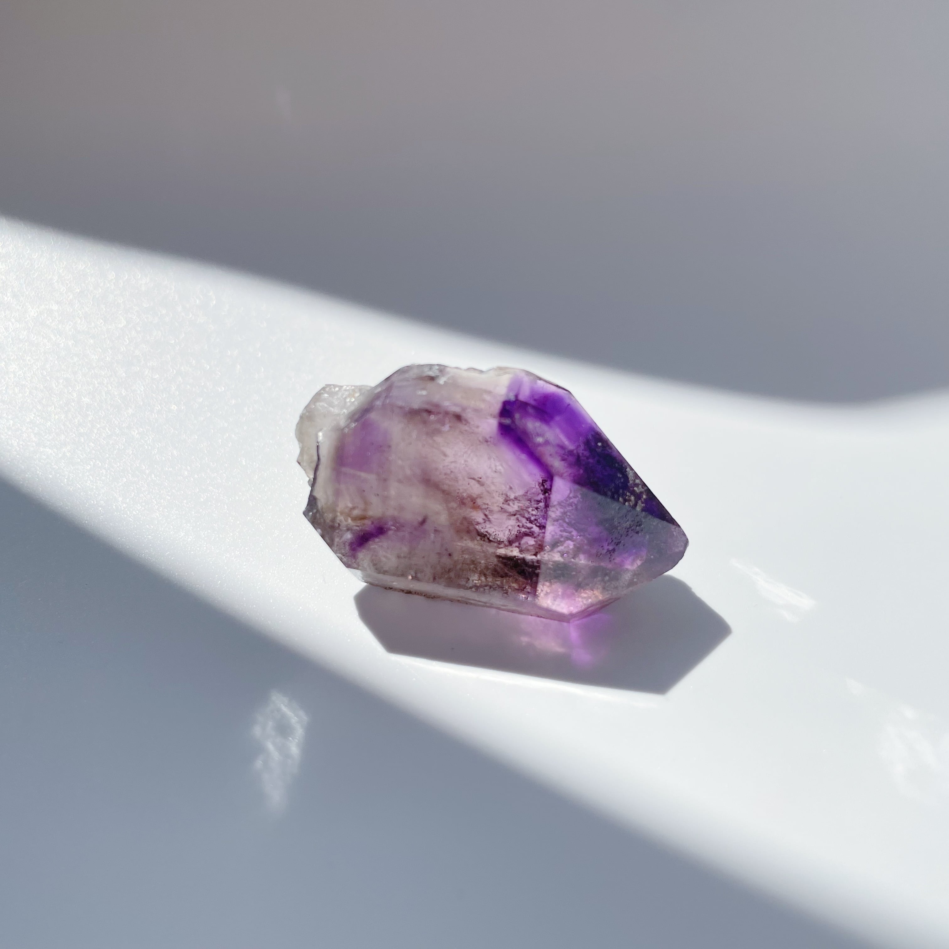 ジンバブエ産シャンガーンアメジスト08◇Smoky Amethyst◇天然石