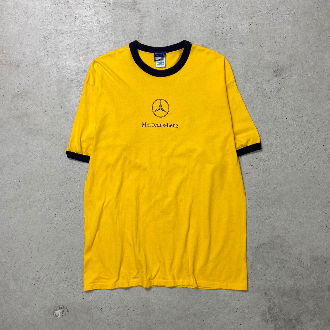 Mercedes-Benz メルセデスベンツ 企業ロゴプリントTシャツ リンガーT 