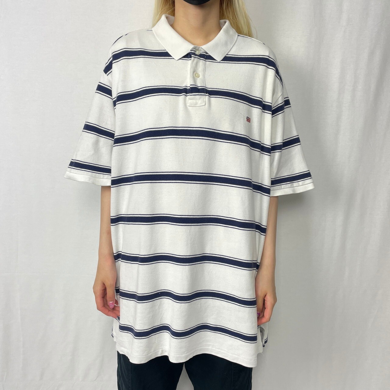 Polo Jeans Company ラルフローレン 鹿の子 ボーダー ポロシャツ 