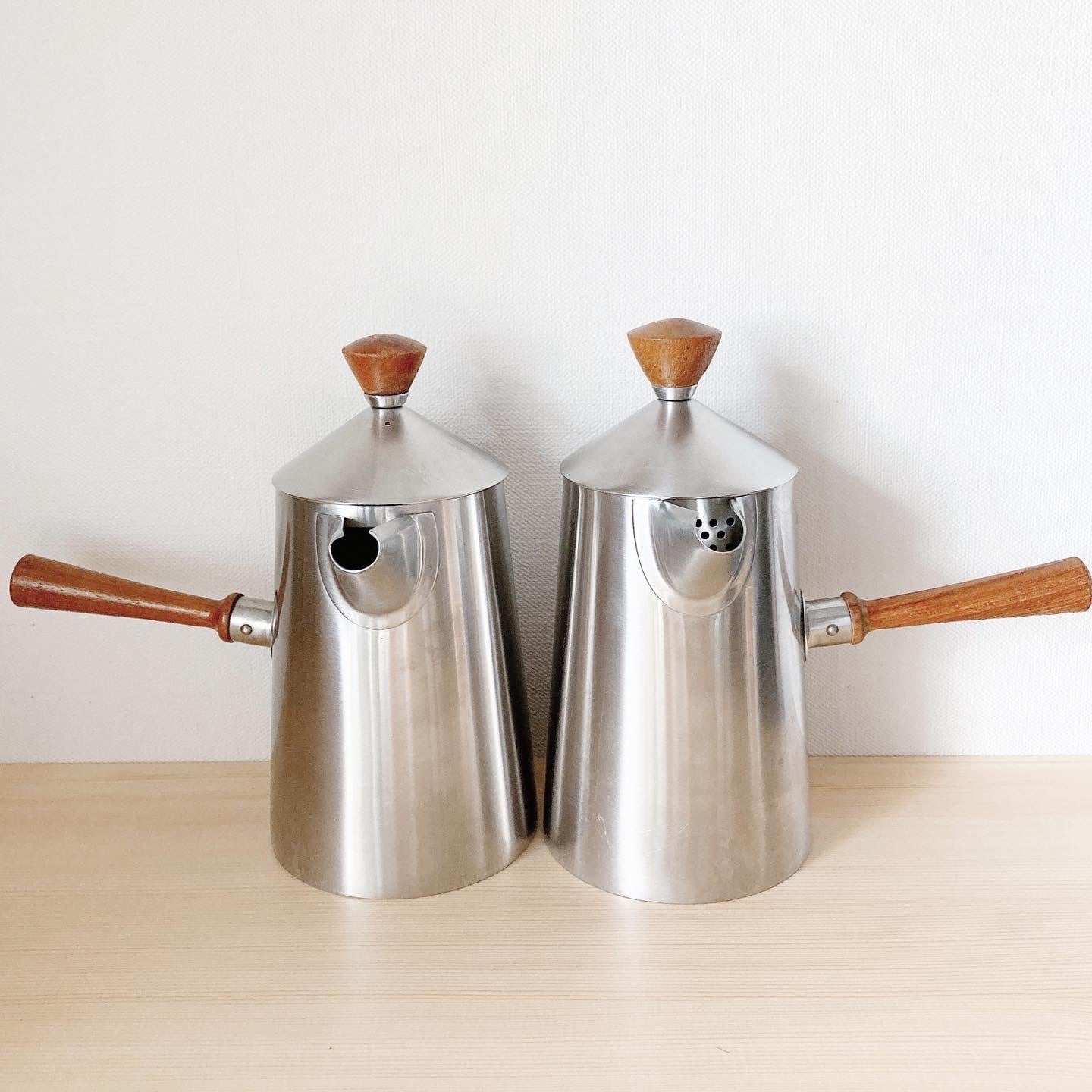 Campden カフェオレポットセット #2237 Coffee pot / milk pot