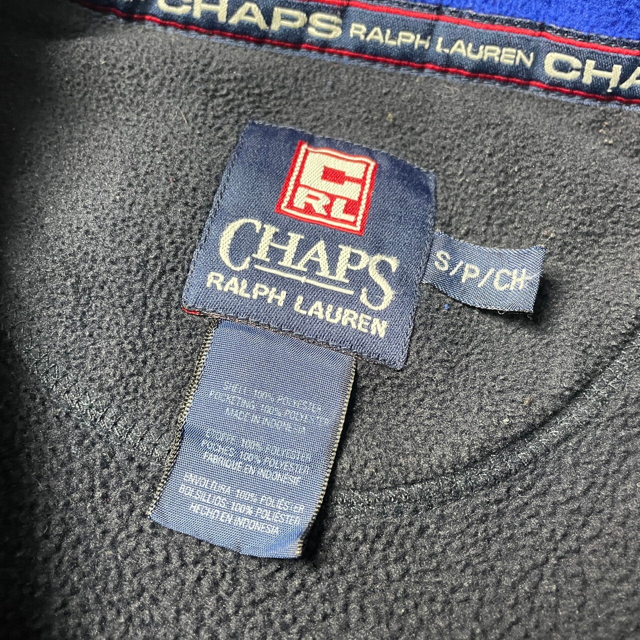 90年代 CHAPS RALPH LAUREN チャップス ラルフローレン ハーフジップ 