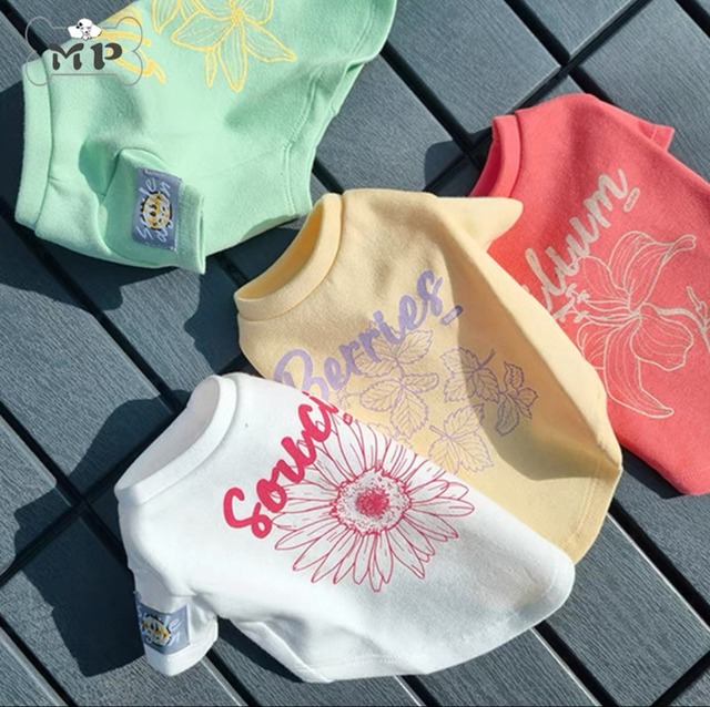 花柄 カジュアルTシャツ