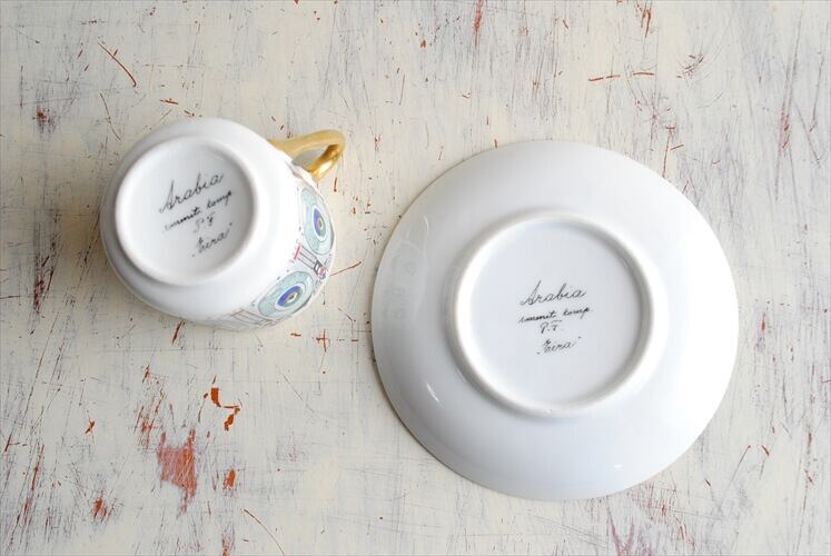 美品ビンテージARABIAアラビアエステリトムラFennicaカップと小皿セット