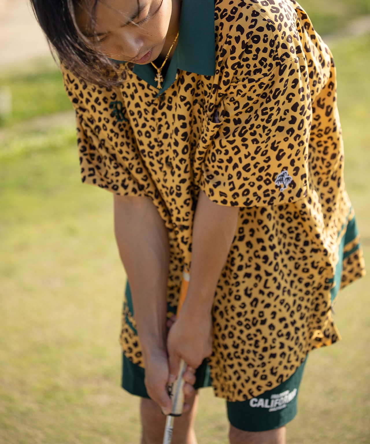 【RCGC】LEOPARD SWITCHING OPEN COLLAR SHIRTS［RGS002］