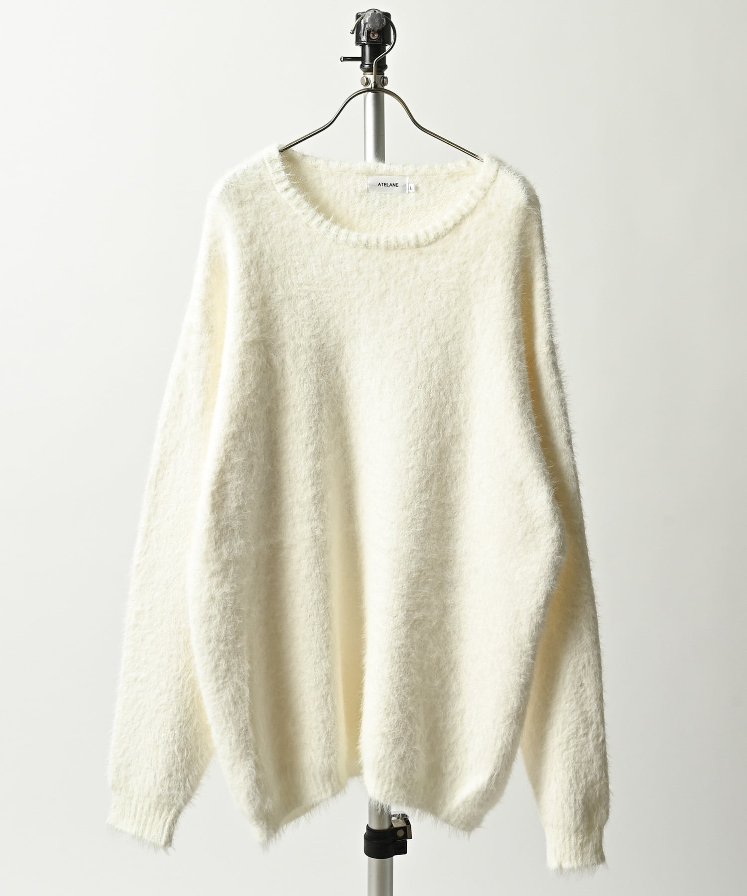 ATELANE Nylon Polish Shaggy Crew Neck (OFF) 25A-21041