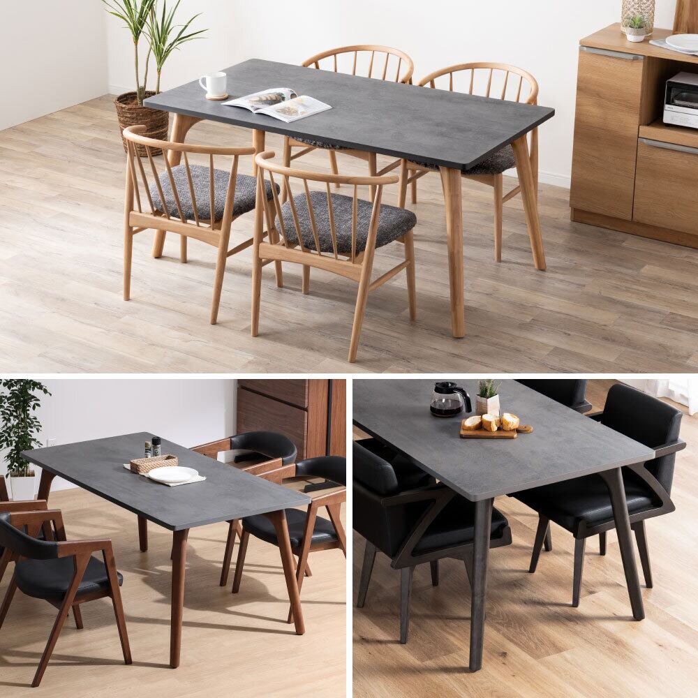 5%OFFコード：F626 ダイニングテーブル 幅 150 cm 長方形 幅150 丸