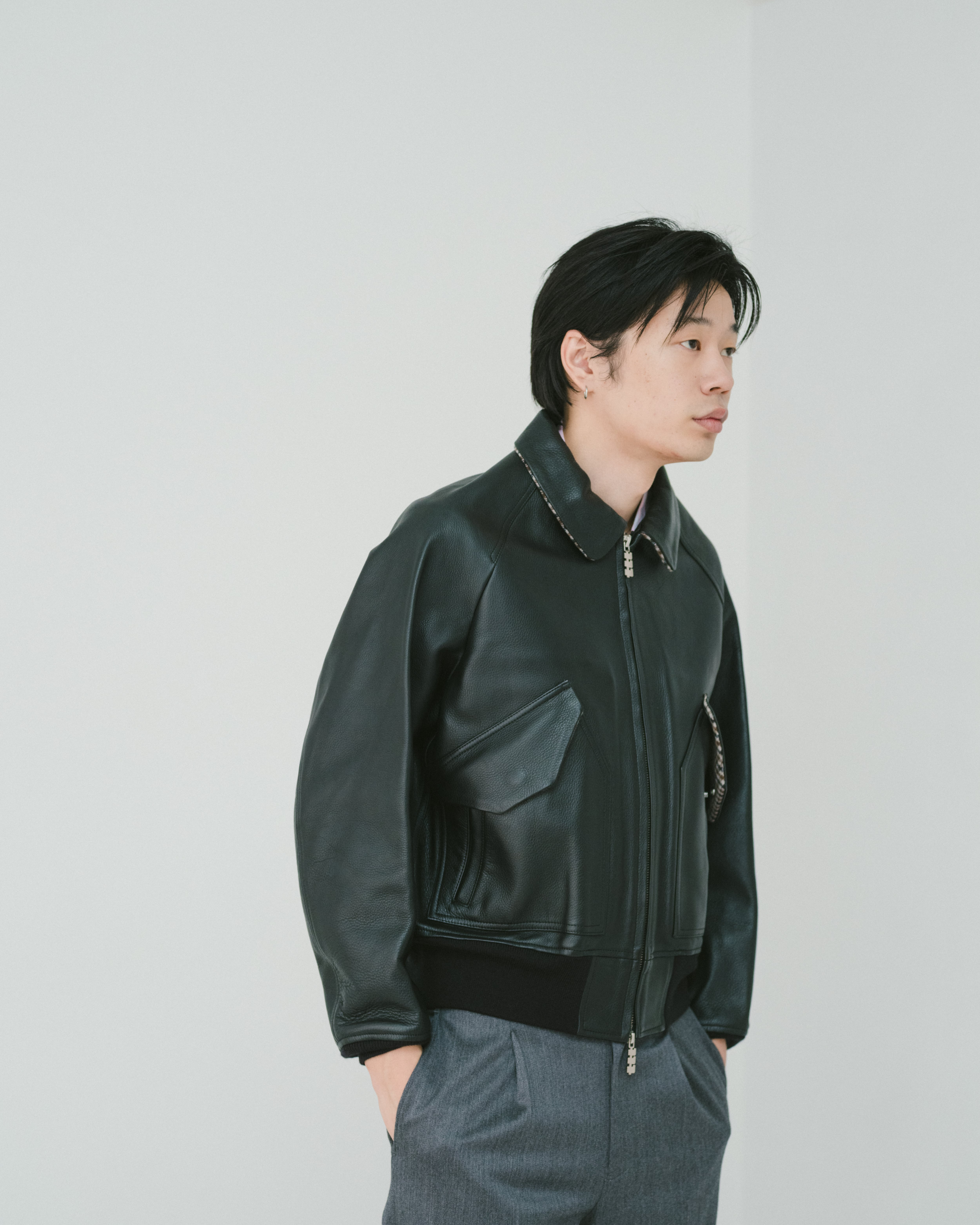 Leather jacket（BLACK） | TTTMSW