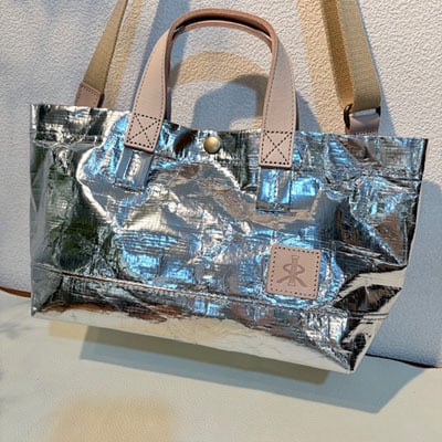 大人気！再入荷　regalo　メタリック3WAYトート(小)