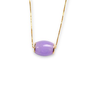 purple JADE Barrel charm