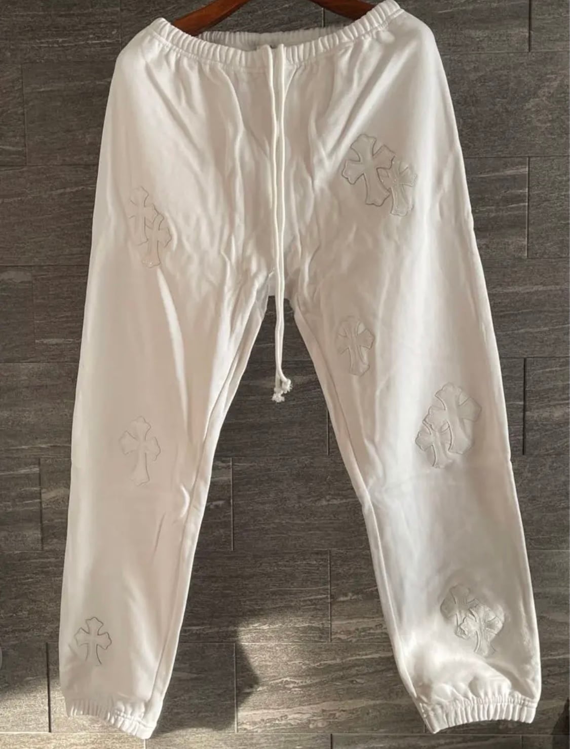 CHROME HEARTS クロムハーツ クロスパッチ スウェットパンツ GRP YNOT ワイノット