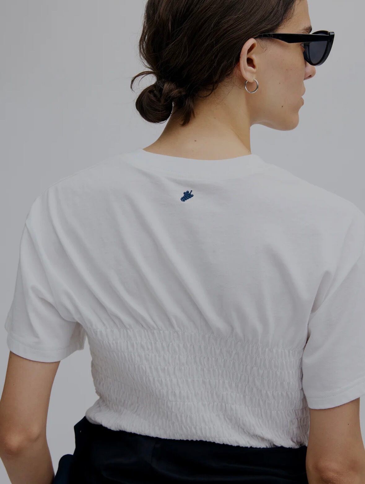 AMERI】MEDI SHIRRING CONCEPT TEE (0226103610280) | CLOAK&CO EC STORE