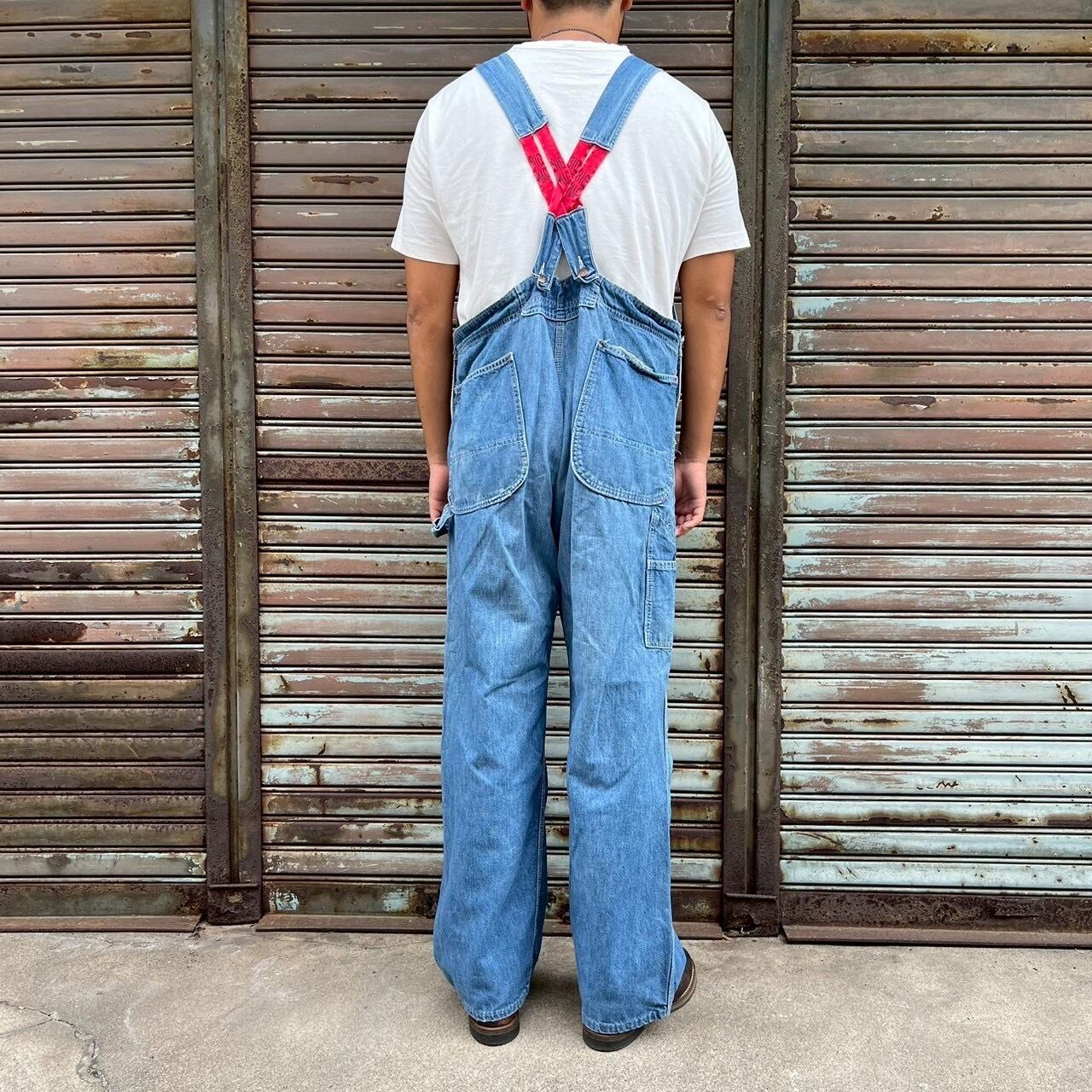 70s USA製 Big Mac オーバーオール ヴィンテージ W108cm XL インディゴ