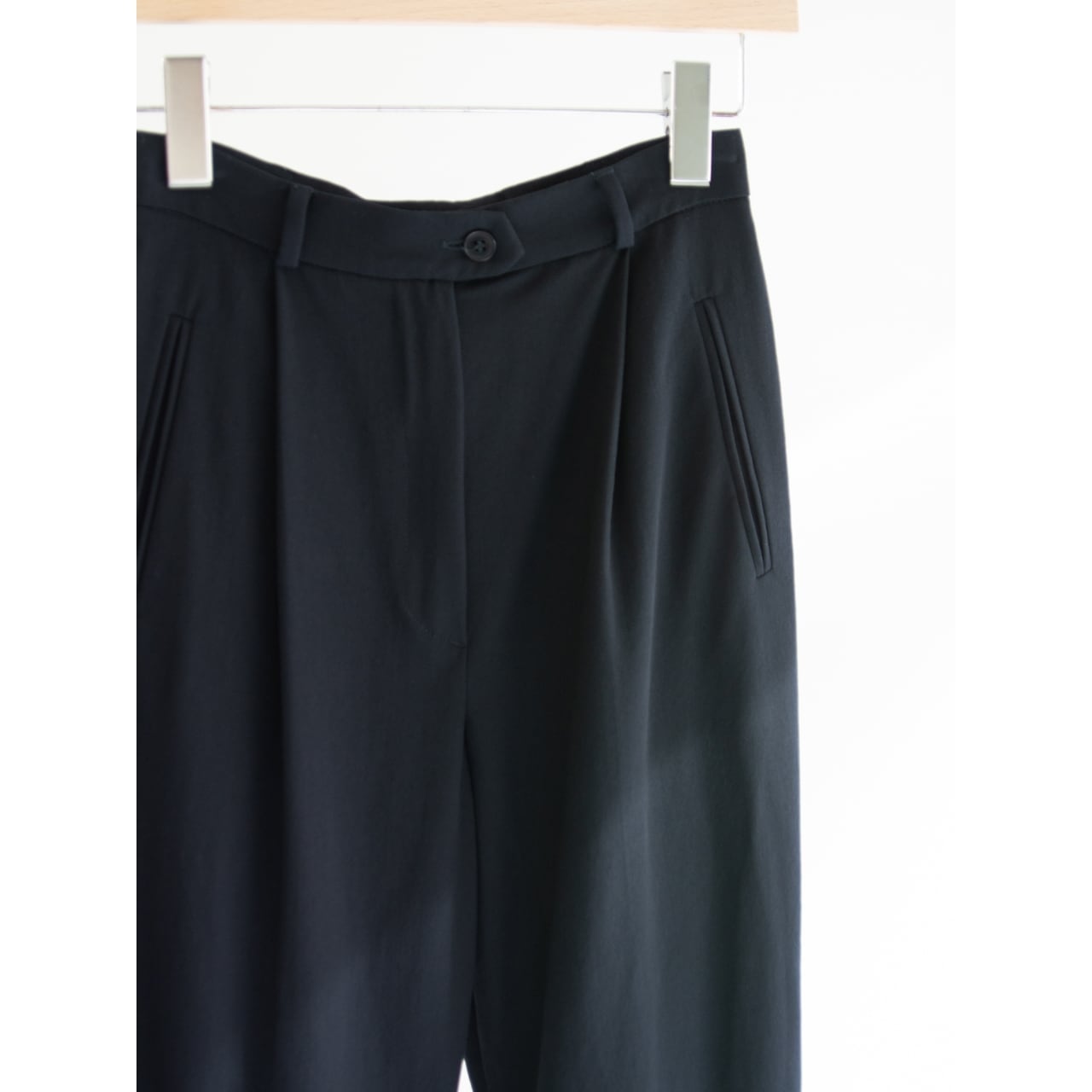 【Unknown Brand】100% Wool Tuck Pants（ウールタックパンツ）