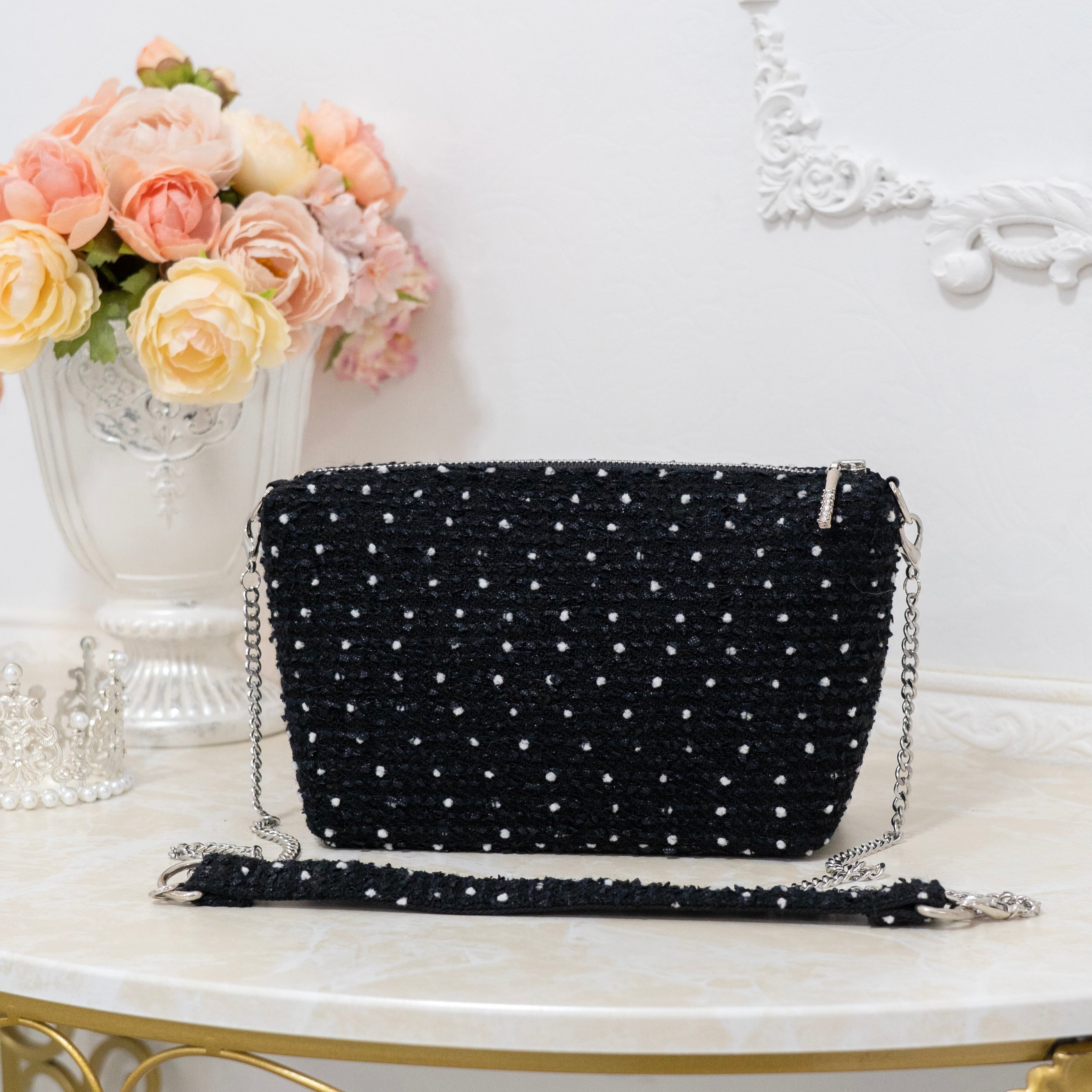 値下げ可能！リコルヌブランシュツイードミニバッグ 値下げ可能！リコルヌブランシュツイードミニバッグ - メルカリ