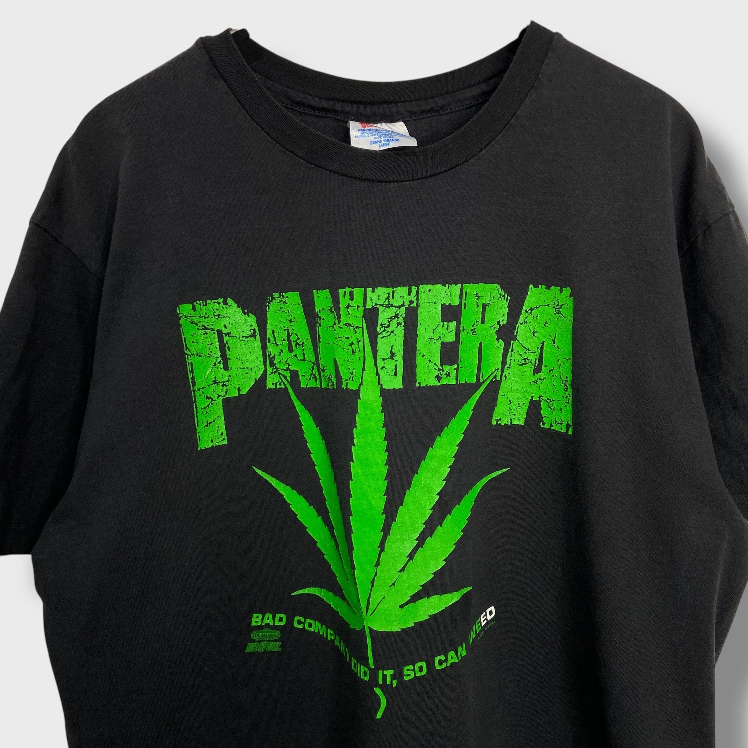 90s PANTERA パンテラ バンドTシャツ L 黒 ヘヴィメタ ツアーT | 古着