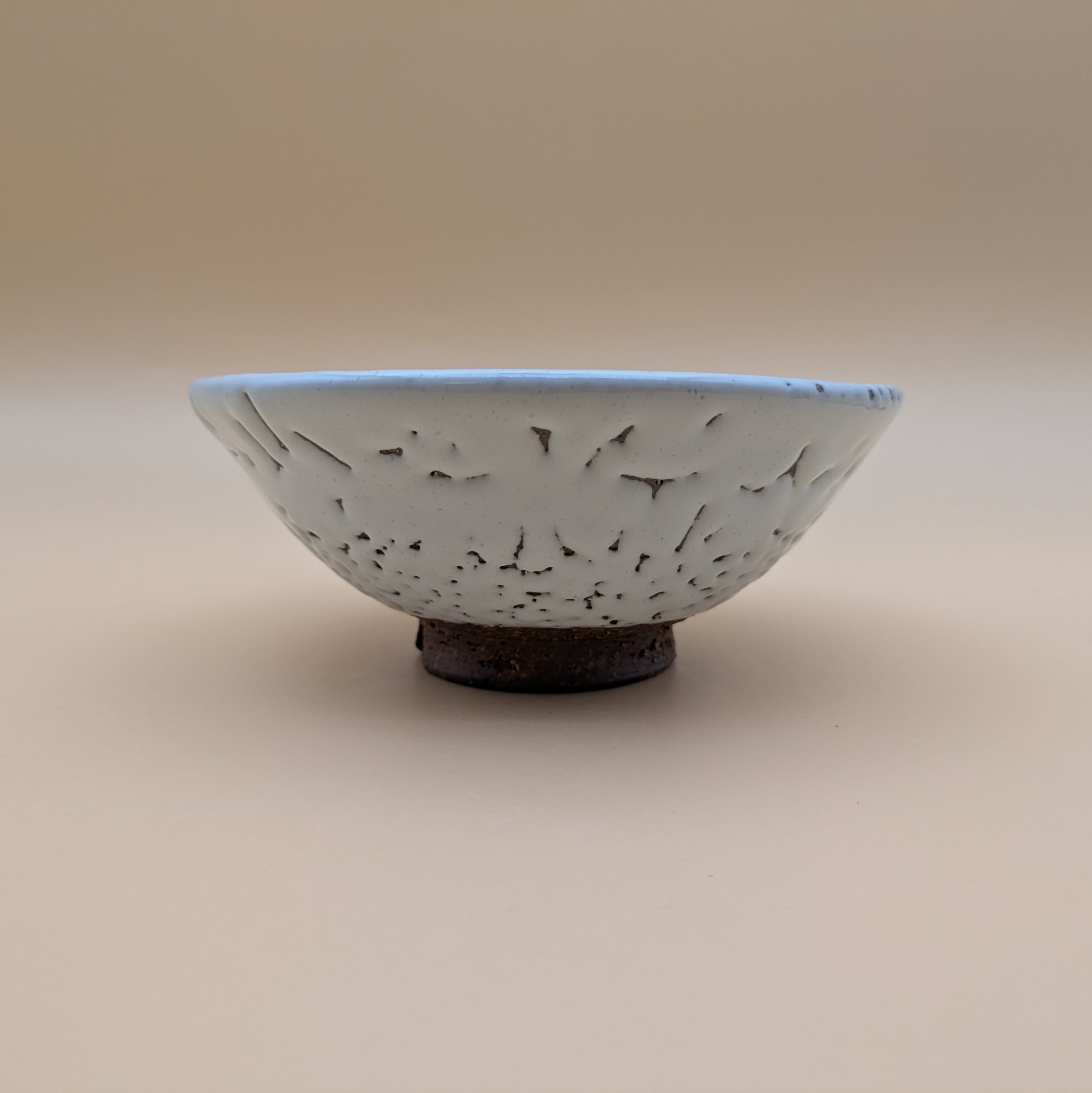 筒茶碗 萩白釉